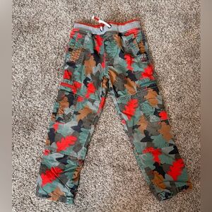 Mini Boden Camo Cargo Pants Boys size 6